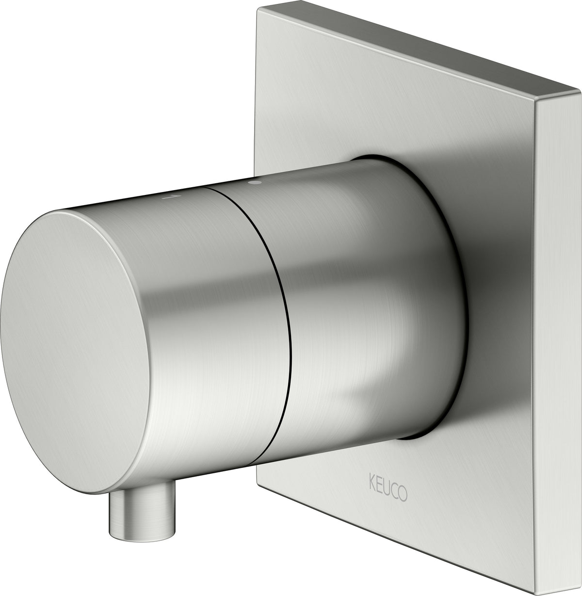 KEUCO IXMO Comfort 2-Wege Umstellventil Unterputz DN15 – Messing gebürstet, rund