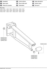 KEUCO Plan Care Stützklappgriff 650 mm verchromt/schwarz – Wandmontage, klappbar, 115 kg belastbar