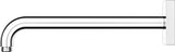 KEUCO Brausearm Edition 300, Wandanschluss, 300 mm, verchromt – Eckige Form, Metall