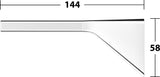 KEUCO Aveno Ersatzrollenhalter 14663 verchromt – Hochwertige Bad-Accessoire