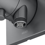 KEUCO IXMO Comfort 2-Wege Umstellventil eckig Bronze gebürstet mit Schlauchanschluss