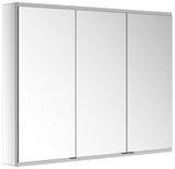 KEUCO Royal Modular 2.0 Spiegelschrank 900 mm, 3 Türen, silber-eloxiert, ohne Beleuchtung