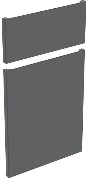 Geberit Renova Plan Schubladenfront & Tür Set für Seitenschrank, 70 cm, Nussbaum Hickory Hell