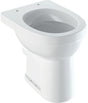 Geberit Renova Comfort Stand-WC Flachspüler erhöht barrierefrei Abgang horizontal weiß