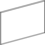 Geberit Option Plus Lichtspiegel 40x70 cm, direkte & indirekte LED-Beleuchtung, Aluminium eloxiert