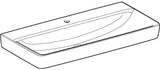 Geberit Renova Plan Waschtisch 55x44 cm mit Hahnloch, ohne Überlauf, weiß
