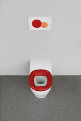 GEBERIT Bambini Stand-WC für Kleinkinder, Tiefspüler, Rimfree, weiß, H 24 cm