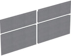 Geberit Xeno2 / Set Schubladenfront für Xeno2 US 2 Schubladen, Breite WT 120 cm, grau