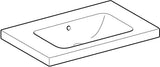 Geberit iCon Light Waschtisch 75x48 cm mit Ablagefläche, Hahnloch, Überlauf, weiß