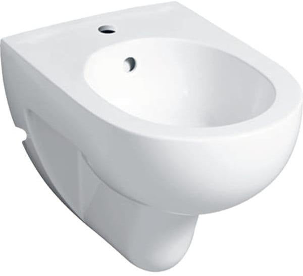 Geberit Renova Wandbidet weiß – Sanitärkeramik mit Überlauf & 1 Hahnloch