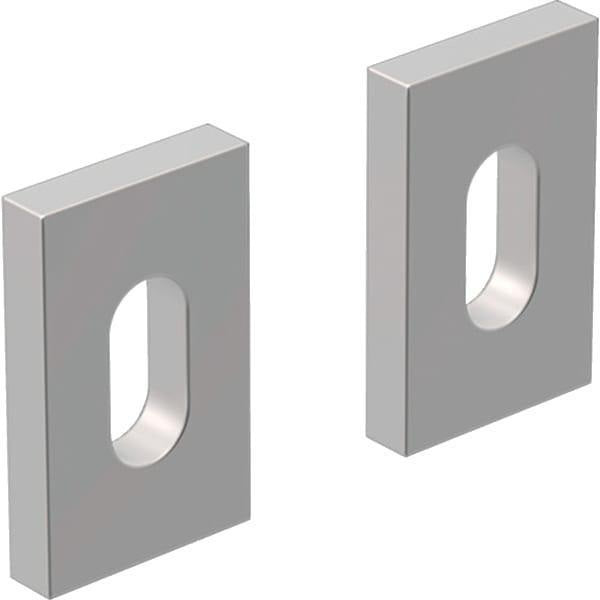 GEBERIT Distanzscheiben-Set für Urinal Centaurus – 2 Stück, Metall, Kerafix-Winkel