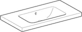 Geberit iCon Light Waschtisch 90x48 cm mit Ablagefläche, Hahnloch und Überlauf, weiß