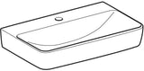 Geberit Renova Compact Waschtisch 55x37 cm, mittigem Hahnloch, ohne Überlauf, weiß