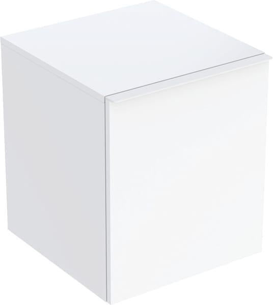 Geberit Acanto Seitenschrank 45,2 cm mit Schublade & Innenschublade, weiß matt – wandhängend