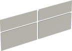 Geberit Xeno2 / Set Schubladenfront für Xeno2 US 4 Schubladen, Breite WT 140 cm, greige