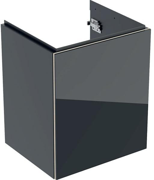 Geberit Acanto Unterschrank für Handwaschbecken, 1 Tür, weiß hochglänzend, 44,5 cm