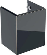 Geberit Acanto Unterschrank für Handwaschbecken, 1 Tür, weiß hochglänzend, 44,5 cm