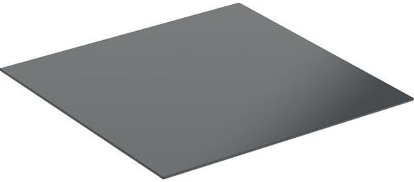 GEBERIT Abdeckplatte Acanto für Seitenschrank, Glas, Weiß, 45 cm