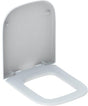 GEBERIT myDay WC-Sitz weiß mit Absenkautomatik, Duroplast, Messing-Scharniere