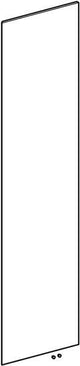 GEBERIT iCon Tür für Hochschrank 45x180 cm weiß hochglänzend mit Innenspiegel