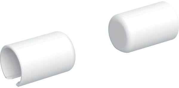 GEBERIT Set Scharnierabdeckung weiß-alpin für EasyMount – 2 Stück Sanitär-Ersatzteil