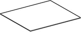 GEBERIT Glaseinlegeboden für Spiegelschrank Option, Breite 90 cm, 85,5 cm x 11,7 cm