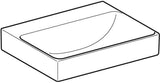 Geberit ONE Waschtisch 60x48 cm weiß KeraTect ohne Hahnloch ohne Überlauf