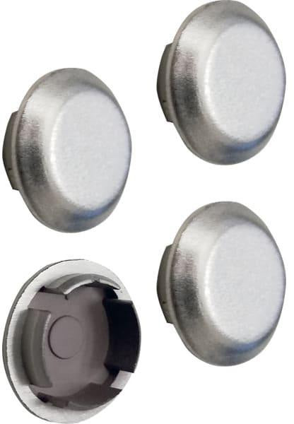 GEBERIT Set Deckkappen, weiß – 4 Stück Abdeckkappen für Sanitärbereich