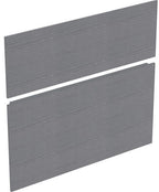 Geberit Xeno2 / Set Schubladenfront für Xeno2 US 2 Schubladen, Breite WT 60 cm, grau