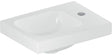 Geberit iCon Light Handwaschbecken 38x28 cm mit Hahnloch rechts, ohne Überlauf, weiß