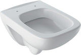 Geberit Renova Compact Wand-WC Tiefspüler eckig 48,5 cm weiß