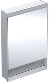 Geberit ONE Spiegelschrank mit ComfortLight, 1 Tür links, 60x90x15 cm, Aluminium eloxiert