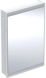 Geberit ONE Spiegelschrank mit ComfortLight, 1 Tür links, Unterputz, 60x90x15 cm, weiß