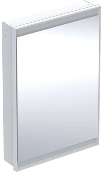 Geberit ONE Spiegelschrank mit ComfortLight, 1 Tür links, Unterputz, 60x90x15 cm, weiß