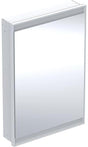 Geberit ONE Spiegelschrank mit ComfortLight, 1 Tür links, Unterputz, 60x90x15 cm, weiß