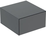 Geberit ONE Seitenschrank mit 1 Schublade, 45 cm, weiß hochglänzend, Push-to-open