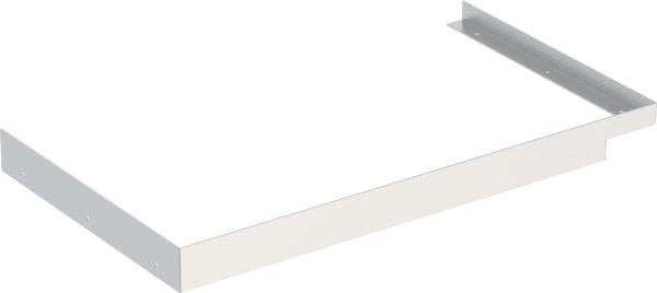 Geberit Renova Compact Abdeckung für Eck-HWB-Unterschrank – Edelstahlblende 45 cm