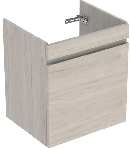 Geberit Renova Plan Unterschrank für Möbelwaschtisch, 1 Schublade, Nussbaum hickory hell, 53,8 cm