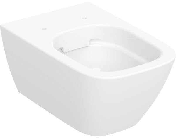 Geberit Smyle Wand-WC eckig Rimfree spülrandlos Tiefspüler weiß