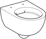 Geberit Renova Compact Wand-Tiefspül-WC Rimfree KeraTect weiß 49 cm