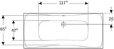Geberit Renova Rechteckbadewanne Duo 180x80cm weiß – 2-Sitzer mit Überlauf