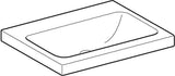 Geberit iCon Light Waschtisch 60x48 cm ohne Hahnloch & Überlauf in Weiß