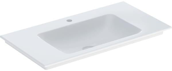 Geberit ONE Möbelwaschtisch 60x48 cm mit Hahnloch, ohne Überlauf, weiß, KeraTect