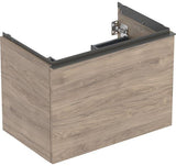 Geberit Acanto Waschtischunterschrank 75 cm Nussbaum mit Schublade & Innenschublade