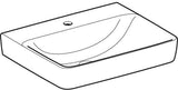 Geberit Renova Plan Waschtisch 55x44 cm mit Hahnloch, ohne Überlauf, weiß