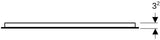 Geberit Option Basic Lichtspiegel eckig 50x70cm mit LED-Beleuchtung oben, Aluminium eloxiert