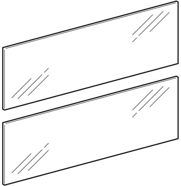 GEBERIT Option Spiegelstreifen 60 cm für Spiegelschrank – Passgenaue Abdeckung