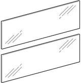 GEBERIT Option Spiegelstreifen 60 cm für Spiegelschrank – Passgenaue Abdeckung