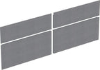 Geberit Xeno2 / Set Schubladenfront für Xeno2 US 4 Schubladen, Breite WT 140 cm, grau