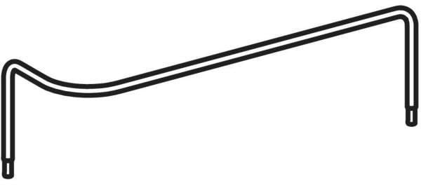 Geberit Renova Comfort Türreling für linke Tür, Breite 53 cm – Badmöbel-Zubehör